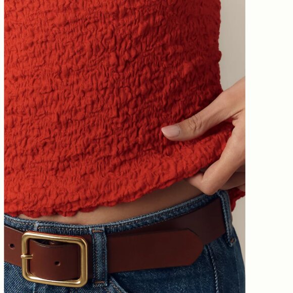 Brand New Maeve Smocked Muscle Top - Picture 4 of 6